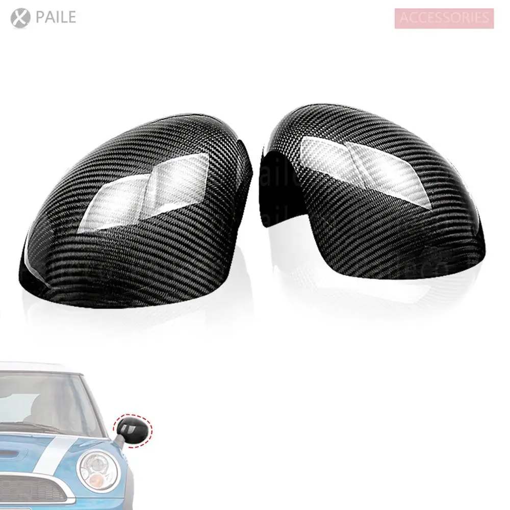 

CARBON FIBER Exterior Mirror Cover Caps For Mini s Hatchback Countryman Clubman R55 R56 R57 R60 R61 F54 F55 F56 F60