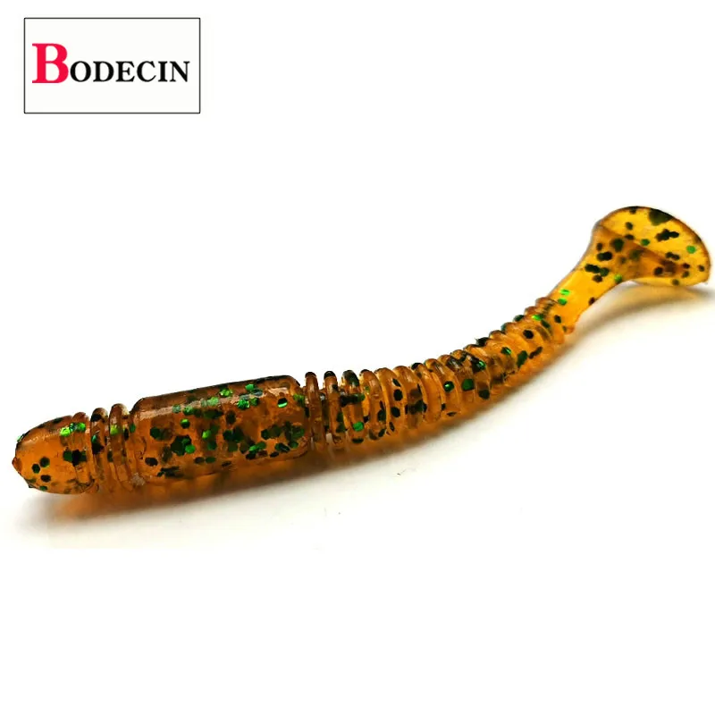 Espiral t cauda larva minhocas carpa/silicone/macio/falso/isca artificial para isca de pesca/wobbler shad vibrotail tioga borracha swimbaits