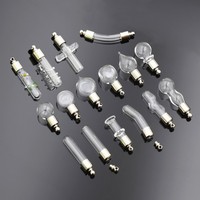 SNASAN 1piece SCREW CAP Glass Vial pendant Miniature Wishing Bottle Clear Oil Charm Name On Rice Art Mini Glass Bottle Craft
