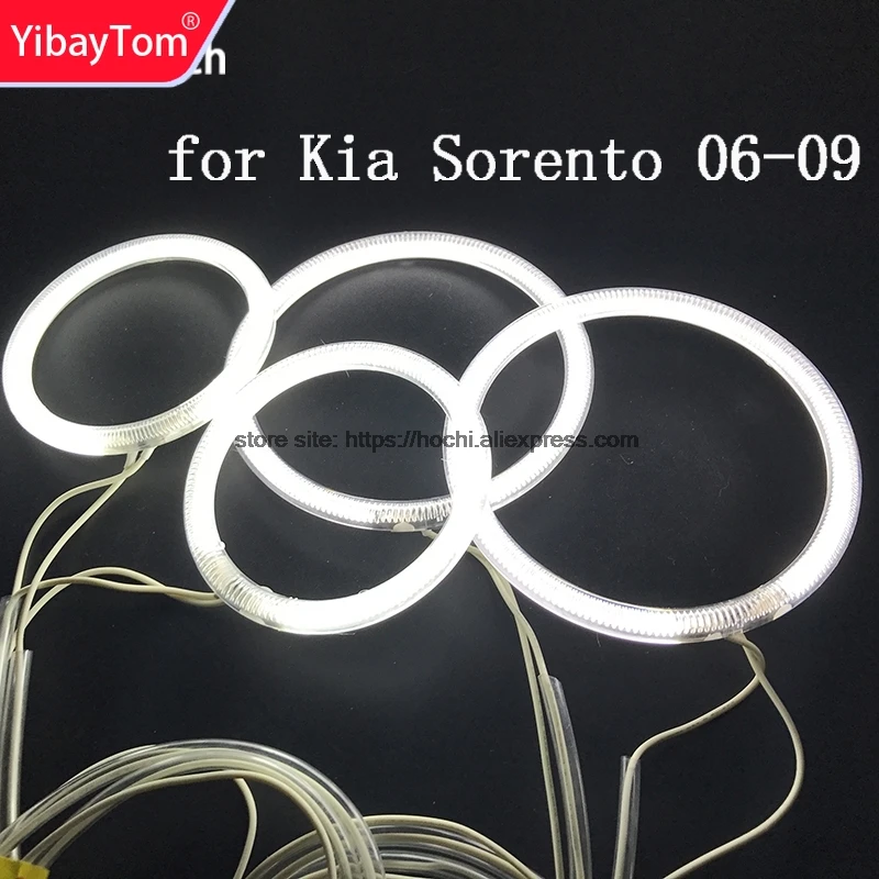 YibayTom отличный комплект CCFL ангельские глазки Ультра яркое освещение для Kia Sorento 2006 2007 2008 2009