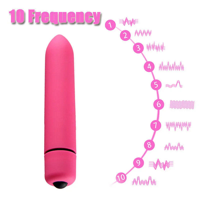 10 Speeds Mini Bullet Vibrator Vaginal Massage Dildos Sex Toys For Women Adult Games AV Stick Erotic Product Clitoris Stimulator