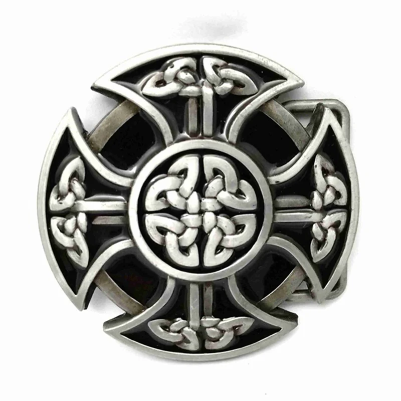 Antique Silver Vintage Keltic Knot Metal Belt Buckle for Men Boys Casual Western Cowboy DIY Accessories Drop Shipping Welcome