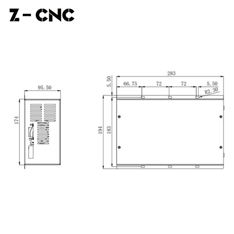 Z-CNC potenza Laser Co2 80-100W T100 PWR HY PSU sostituire MYJG-100