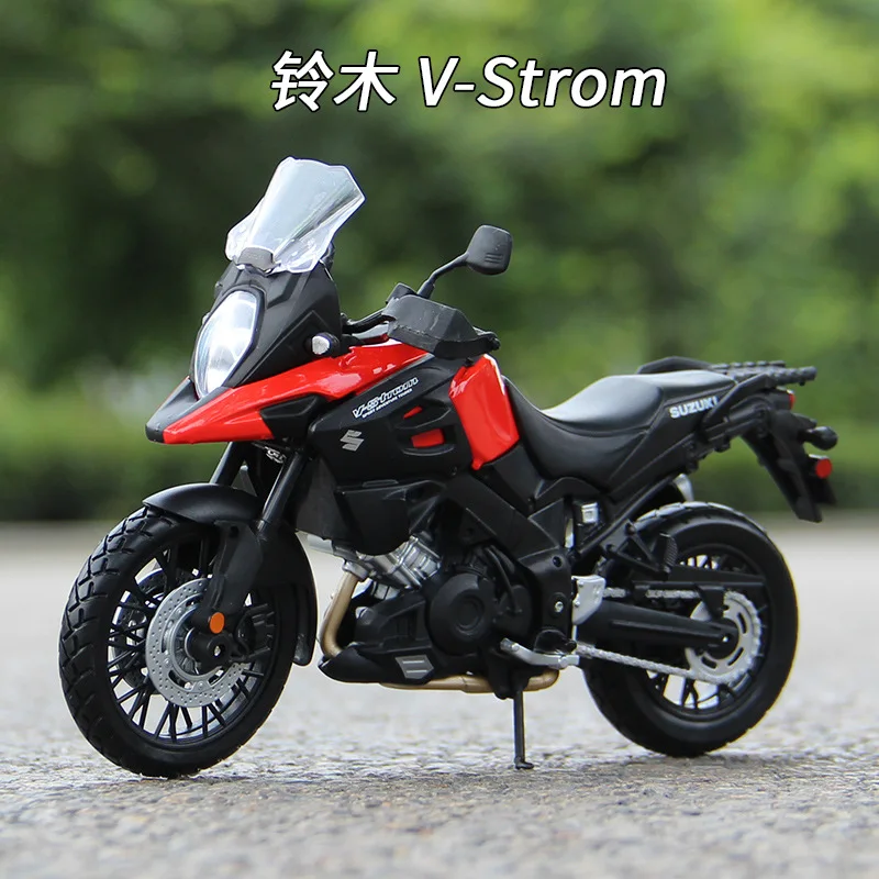 Maisto 1:12 스즈키 GSX-R750 V-Strom Factory Edition 정적 다이 캐스팅 차량 Collectible Motorcycle Model Toys