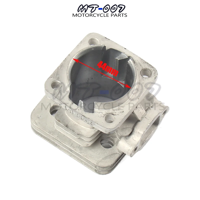 Minimoto 44mm 44-6 Engine Cylinder Head for 2 stroke 49cc Mini Dirt Pocket bike ATV Quad