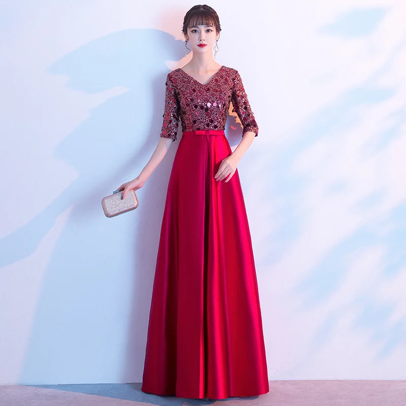 

Роскошные блестками вечернее платье, для банкета элегантное платье черного цвета с коротким рукавом для девочек Выходные туфли на выпускной бал вечерне