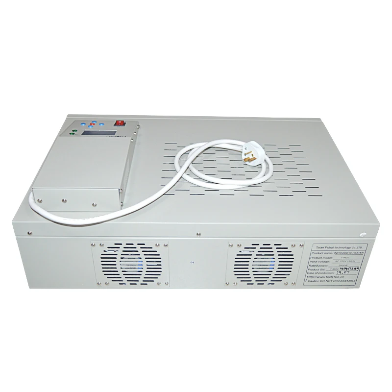 PUHUI T962C BGA Rework Station T-962C Reflow Oven Machine Infrared Heater 2500W reflow station white color