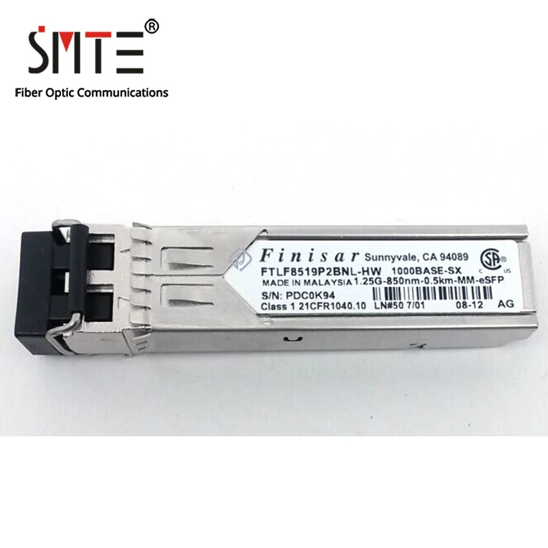 Finisar FTLF8519P2BNL-HW 34060286 SFP 2.25G 850nm 550M Gigabit Multimode Fiber Optical Module Transceiver