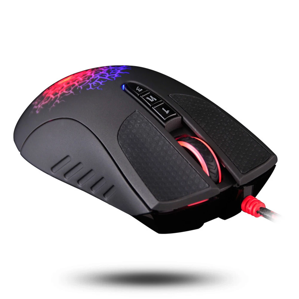 For Bloody A90 Optical Gaming Mouse Colorful Glare Wired Mice 4000CPI