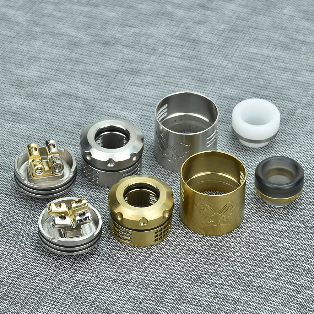 Vape Tank Dead Rabbit 3 RDA 316 SS airflow intake adjustable Rebuildable DL Vaporizer Rebuild Single/Dual Coil Atomizer