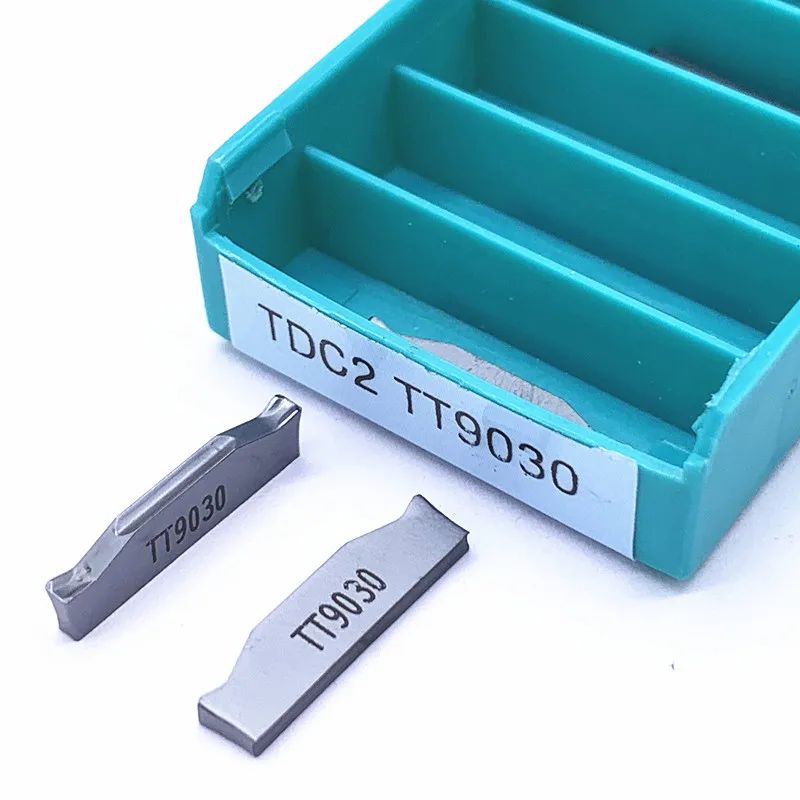 TDC2 TDC3 TDC4 TT9030/TT9080/TT7220 Carbide Lắp TaeguTeci 2MM 3MM 4MM Làm Khe Tiện Bằng Máy CNC dụng Cụ