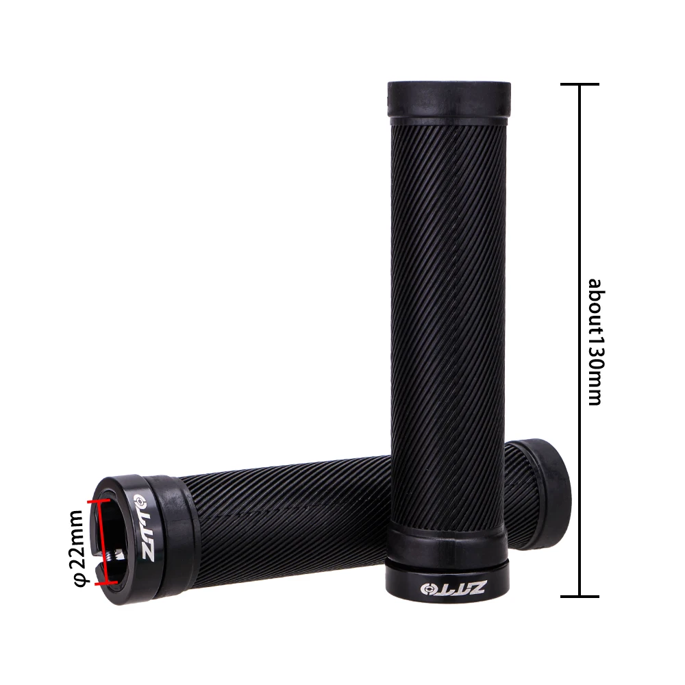 ZTTO MTB Road Bike Handlebar Fixed Gear Lockable Anti-Slip Bicycle Grips Shock-Proof Alloy Lockable Cycling Parts