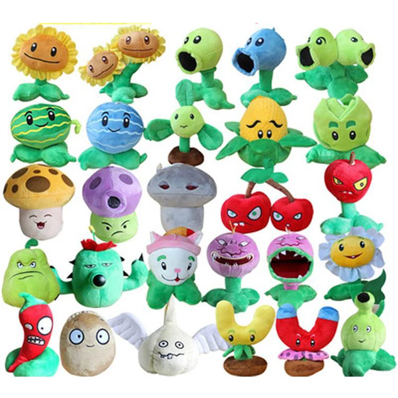 

1pcs Plants vs Zombies Plush Toys 13-20cm PVZ Plants Peashooter SunFlower Plush Stuffed Toys Soft Toy Gifts for Children Kids