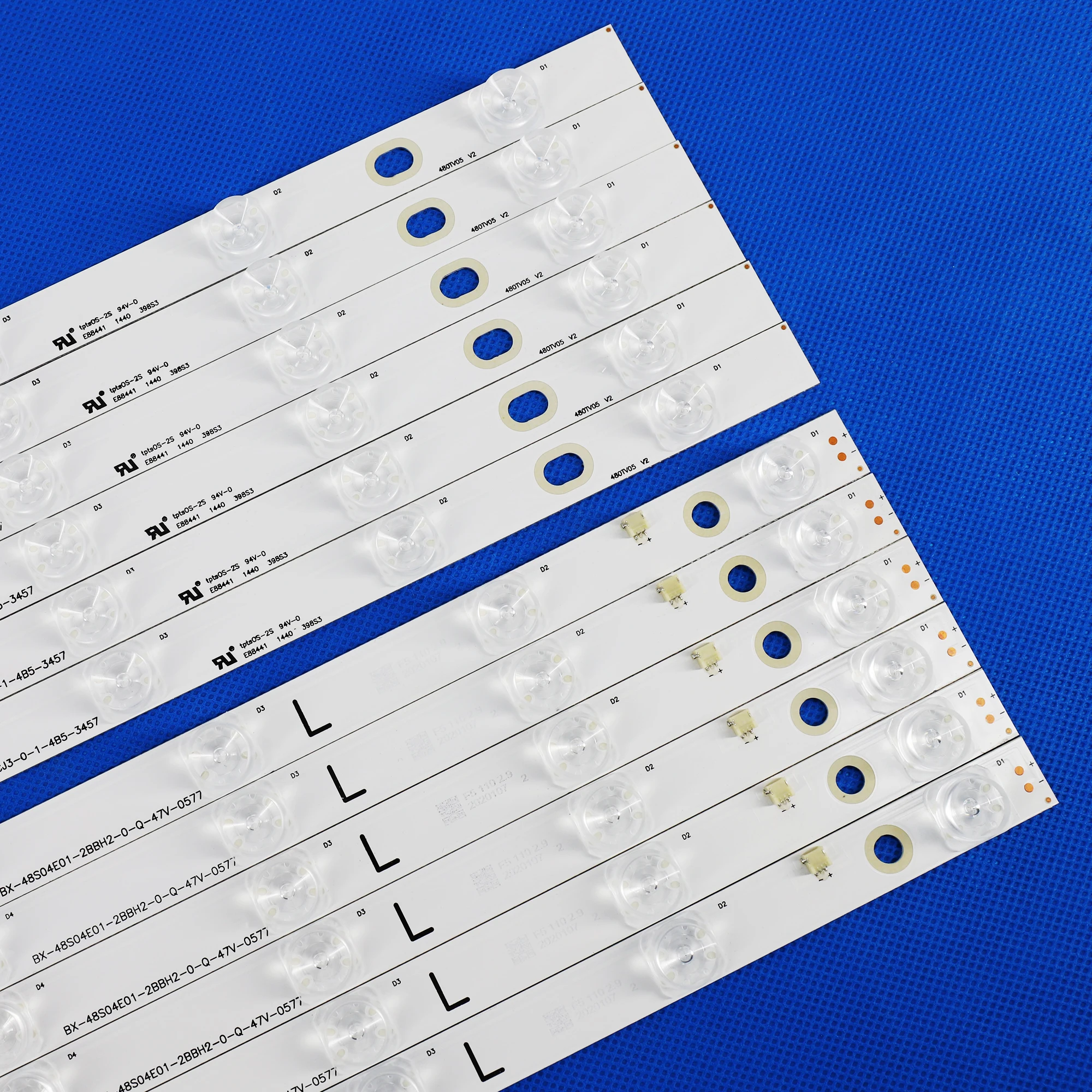 1set=12pcs LED Strip 7 Lamp for Panasoni 48