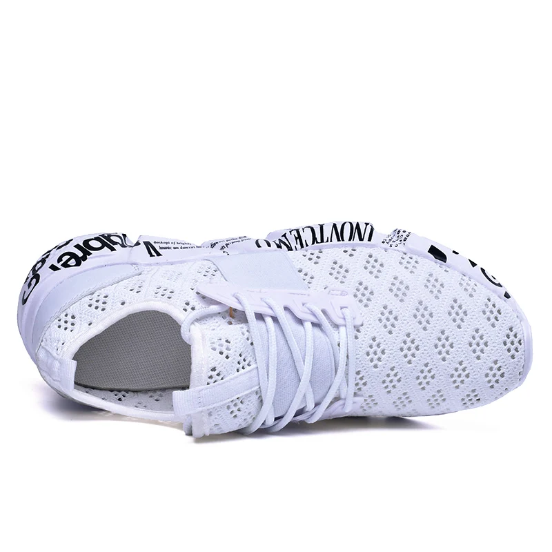 New Summer Air Mesh Men Sneakers Casual Shoes Men Black White Fashion Flat Tenis Masculino Vulcanized Shoes Zapatos De Hombre