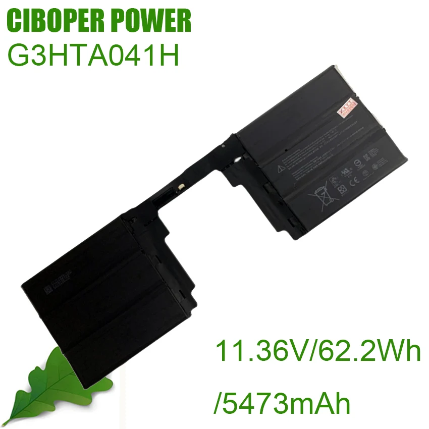 CP Table Battery G3HTA040H G3HTA041H 11.36V/5473mAh/62.2Wh For Surface Book 2 2nd Gen 15