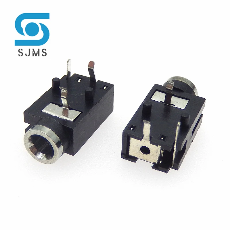 5/10PCS Headphone Jack Socket PJ-319 PJ319 3 Pin 3.5mm Jack Socket 3.5 Audio Earphone Jack Connector