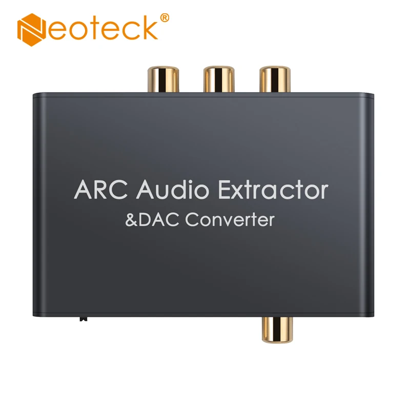 Neoteck Audio ritorno canale ARC Converter DAC adattatore Audio SPDIF ottico compatibile HDMI coassiale a RCA 3.5mm Jack Stereo