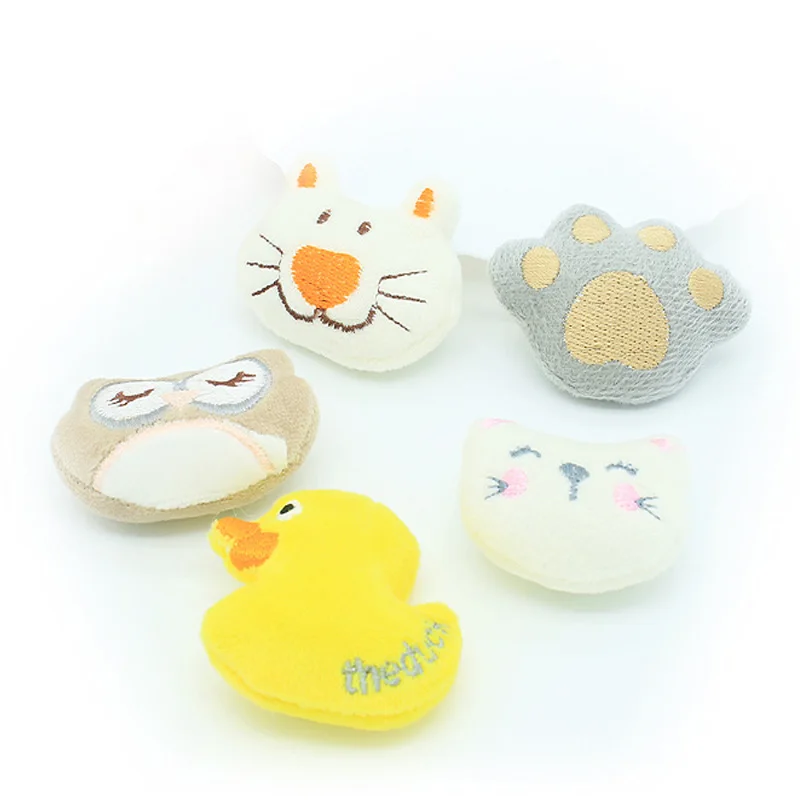 Cute Animals Doll Patches, DIY Hair Decoration, Cloth and Shoes, 10Pcs/ Lot