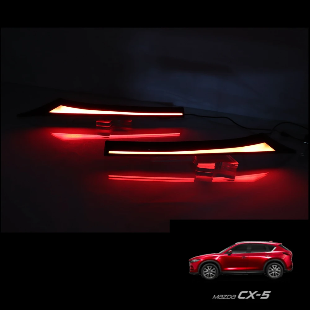 Led Lights Extended Tailight Streamer Turn Signals Lamp DRL Night Light Brake Lights For Mazda CX5 CX-5 2017 2018 2019 2020 2021