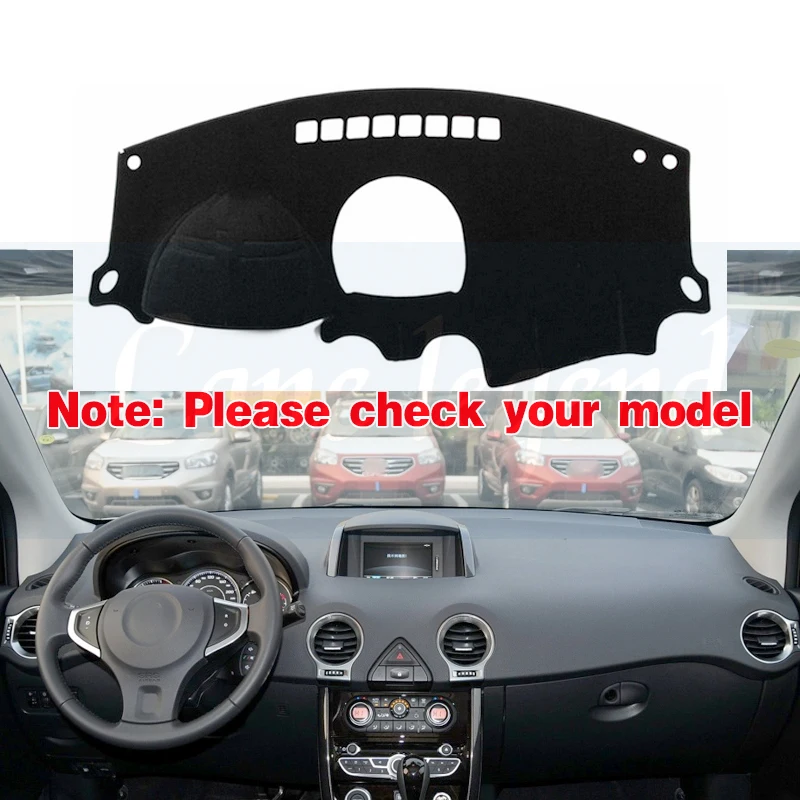 For Renault Koleos 1 2008~2016 Samsung QM5 Anti-Slip Mat Dashboard Cover Pad Sunshade Dashmat Accessories 2010 2012 2013 2015