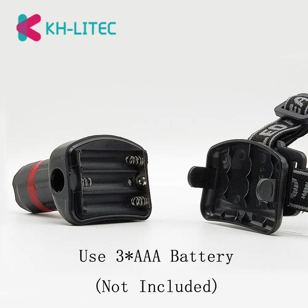 KHLITEC 3 Modes Mini Bike Headlamp Head Light Good Quality Headlight head Lamp LED headlamp Led Torch Flashlights AAA Wholesale