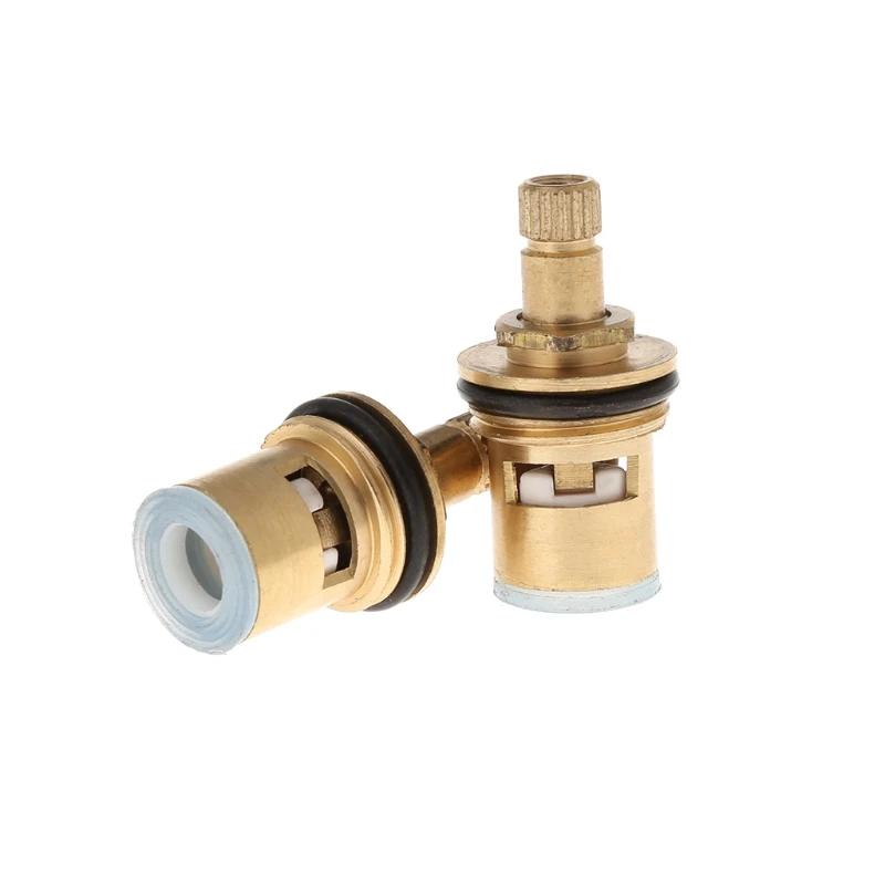 2 Pcs Faucet Replacement Brass 1/4 Turn G1/2\