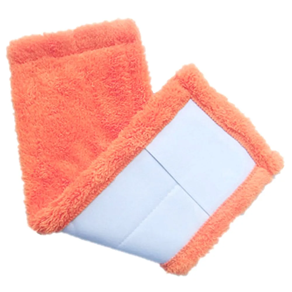 40*12cm Coral Velet Mop Cloth Rags Replacement Cloth Microfiber Paste Cloth Cover Spray Water Spraying Flat Dust Floor Cleaning