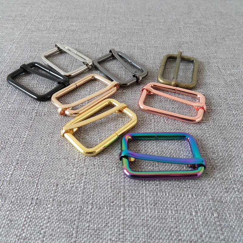 1 pz 32mm Heavy Metal Ring Adjuster Hardware borsa da alpinismo fai da te collare per cani cintura cucito accessorio fai da te cinghie borsa fibbia