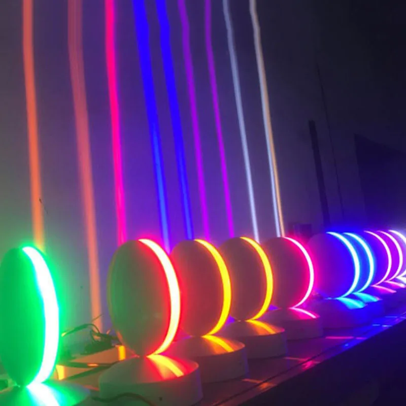 10W Waterproof Window Sill Lamp, 360 Degree Corridor Bar Line Ray Light Spot Light Colorful Porch Light RGB Remote Control Lamps