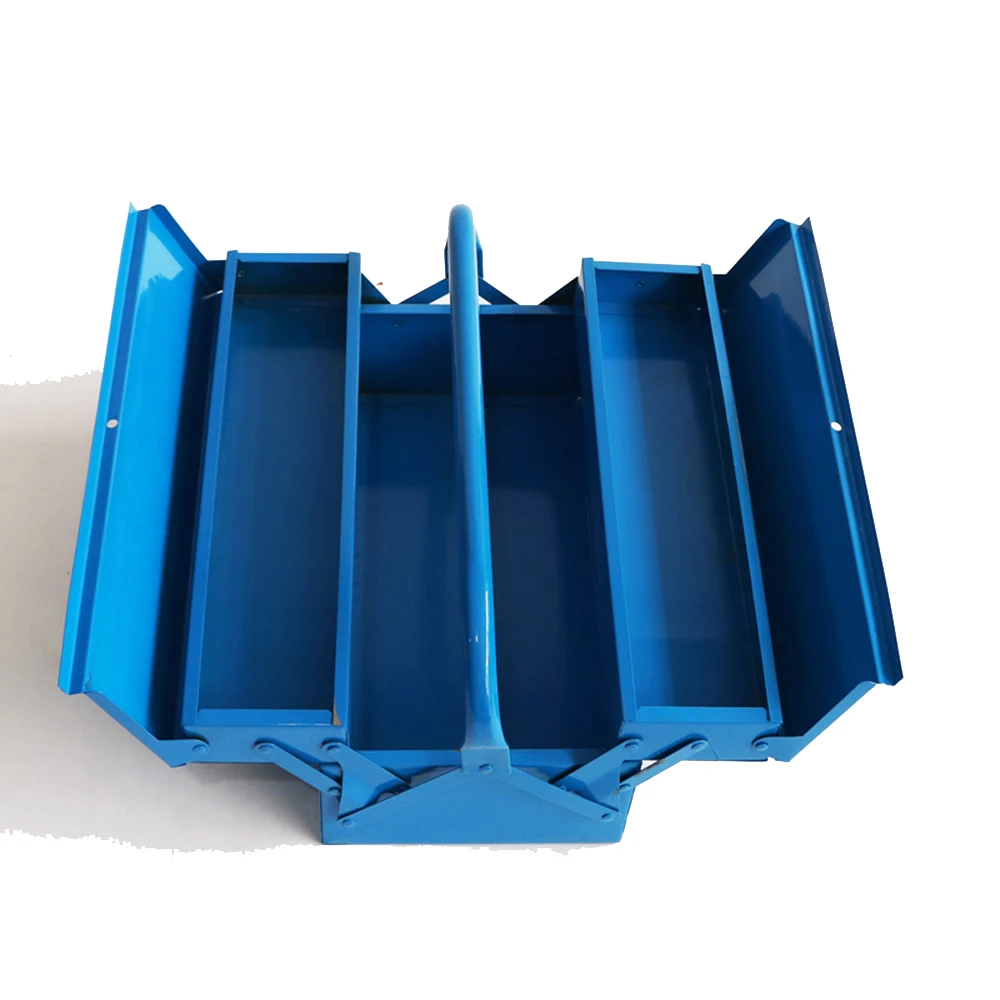 Factory wholesale thickened double-layer three-fold three-layer five-fold bucket single handle toolbox on-board portable hardwar