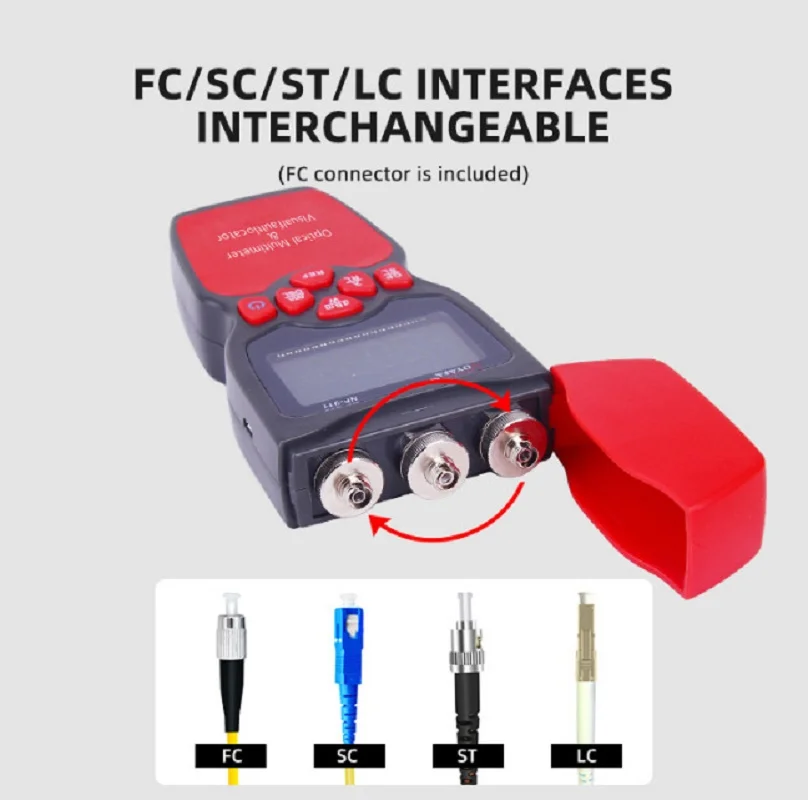 NOYAFA Kabel- en netwerktester NF-911C 3-in-1 optische multimeter Vezeltester Nieuwe vermogensmeter NOYAFA Kabel- en netwerktester
