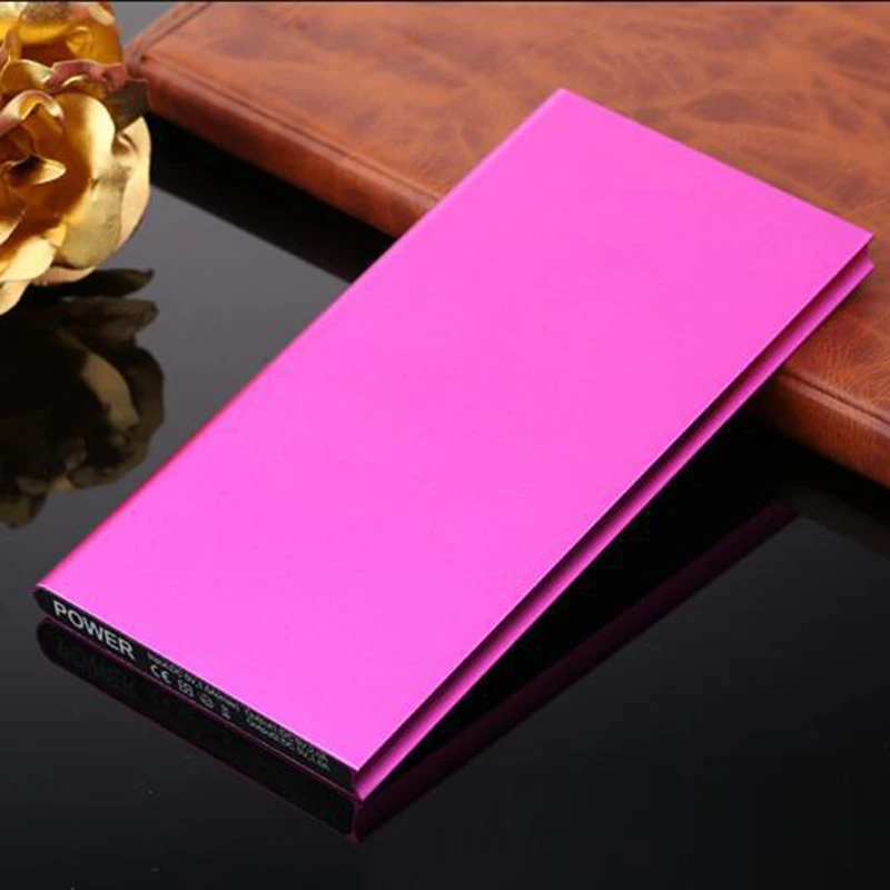 Powerbank 20000mah batteria Ultra sottile Power Bank Design unico batteria esterna per xiaomi Iphone Huawei Smart Phone Poverbank