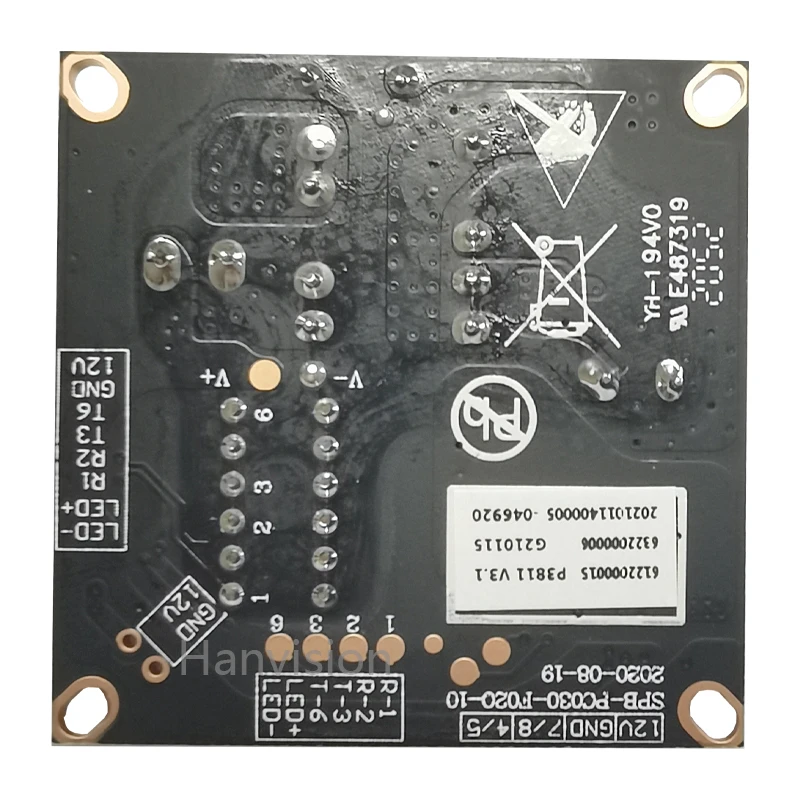 Placa de módulo PoE para cámara de vigilancia, cámaras IP de red, alimentación por Ethernet, 12V, salida de 1.4A, IEEE802.3af