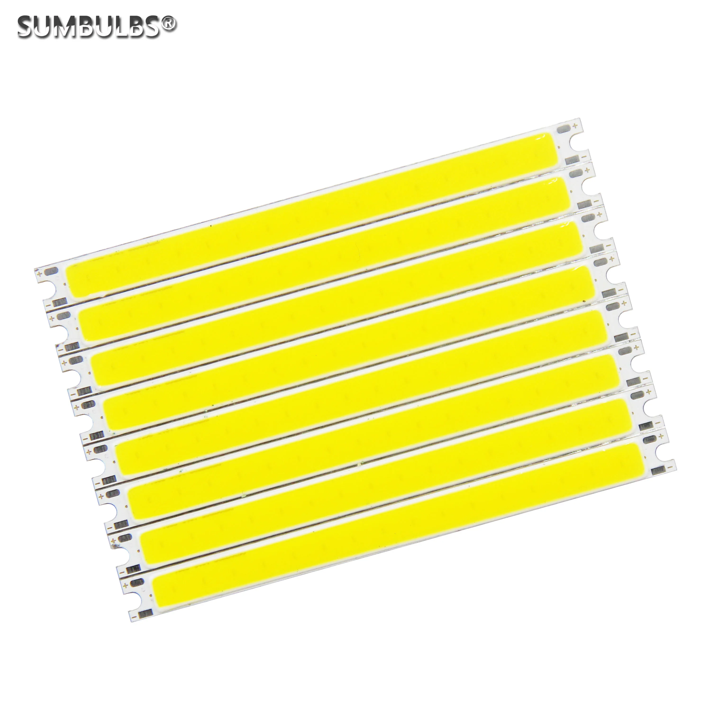 12V DC LED COB Bulb Strip LED Light Source 5W Red Green Blue Warm Natural Cold DIY 10CM LED Lamp Lighting 500LM 100x8MM LED