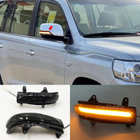 2PCS For Toyota Land Cruiser LC200 FJ200 Prado FJ150 2010-2020 Dynamic Turn Signal Light LED Side Mirror Sequential Lamp Blinker