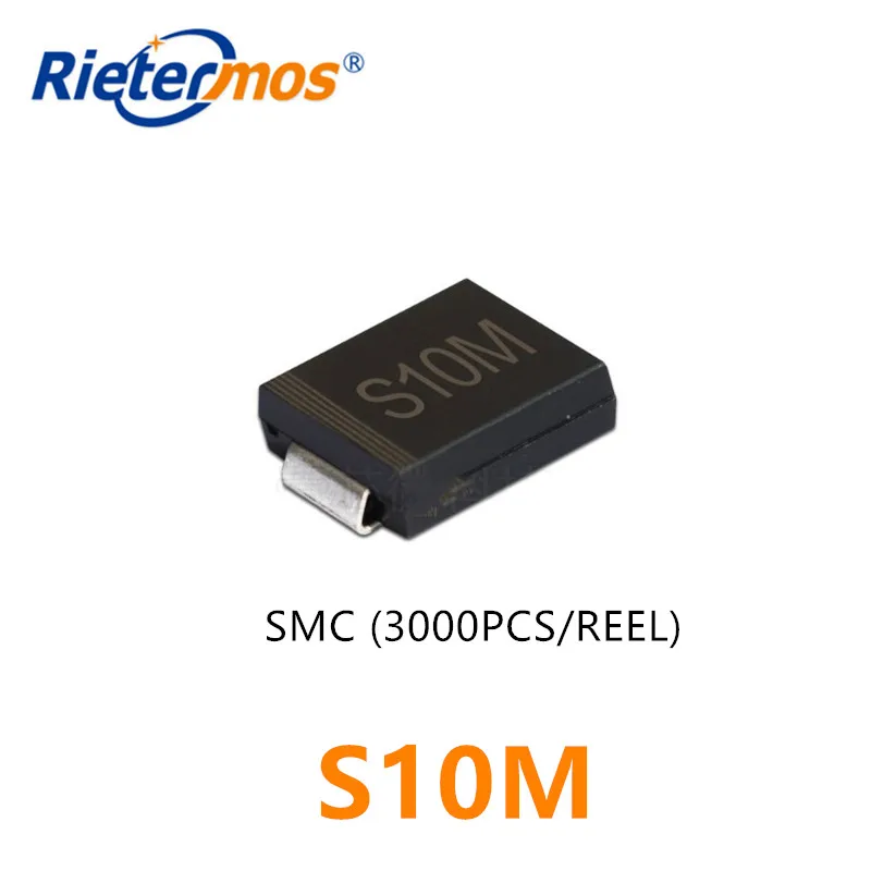 

3000PCS S10M S10MC 10A1000V SMC DO-214AB HIGH QUALITY