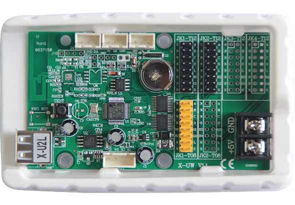 Onbon X-U2L usb led تحكم بطاقة 512*32 بكسل u القرص led تحكم سائق مجلس أحادية اللون المزدوج اللون p10 ، P5 وحدة