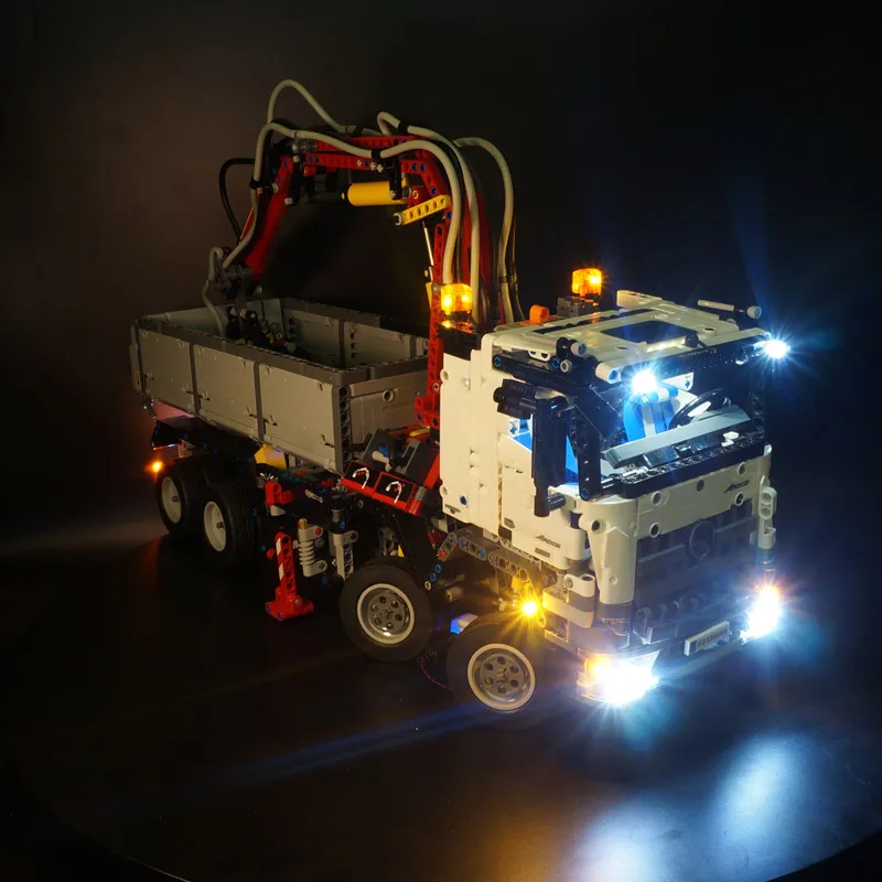 LED light up kit (only light included) for lego 42043 Compatible with technic series the Arocs 3245 truck