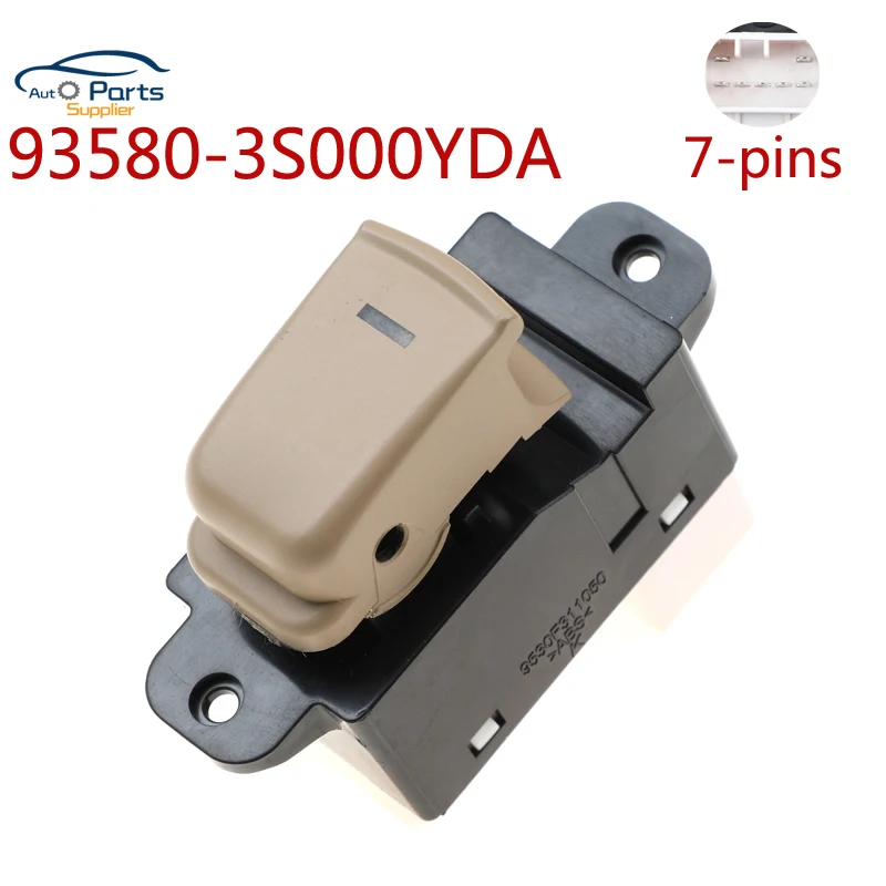 New Rear Master Electric Power Window Switch Button For Hyundai Sonata 10 11 i45 93580-3S000YDA 935803S000YDA 93580-3S000