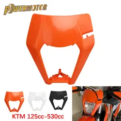 Universal Motorcycle Headlight Headlamp Plastic Mask For KTM SX XC SXF XCF EXC XCW EXCF SMR 125 150 200 250 350 300 450 500 530