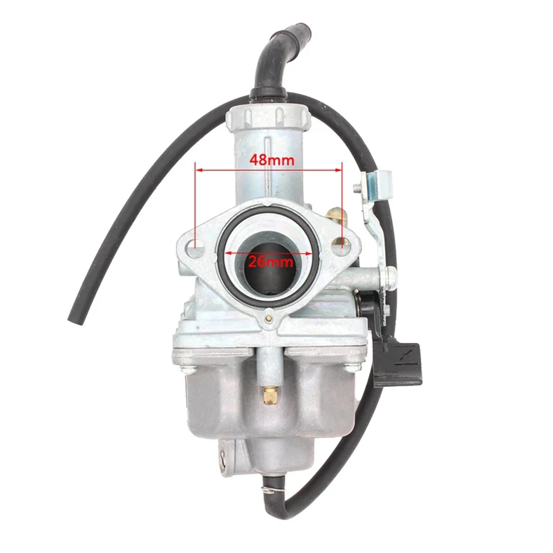 Pitbike 125CC PZ26 Carburetor CG125 For Honda Keihin 26mm CB125 TRX250 TRX 250EX XR100 XR200 Enduro Motorcycle Carburetors