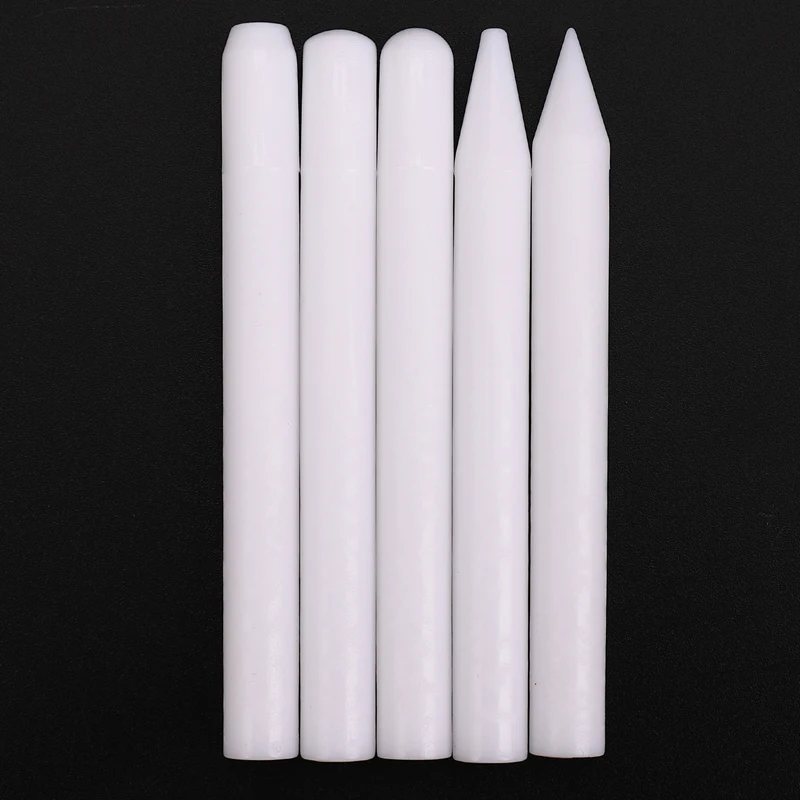 5pcs/set Knock Down Tap Down Tools White Nylon Pen Knock Down Tool Paintless Dent Repair Tools Hand Tool