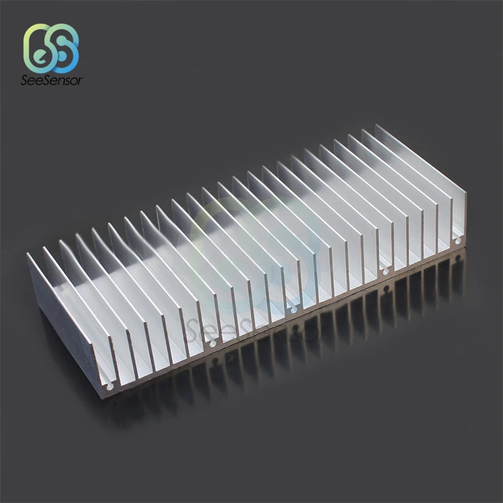 Radiator Aluminum Heatsink Extruded Heat Sink for LED Electronic Heat Dissipation Cooling Cooler 150x60x25mm