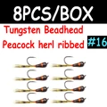 8 piezas de tungstenopeacock