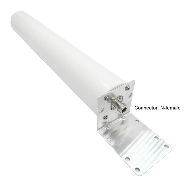 High Performance 18dBi Omni WIFI LTE 4G 5G 698-2700-3800Mhz Female Outdoor LTE 4G 5G Communication Antenna 1Piece