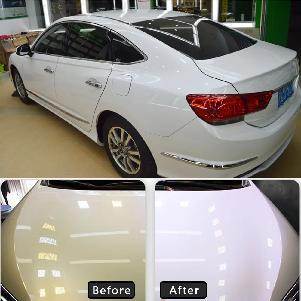 Car Coating Wax Polishing Paint Care White Hard Wax Anti Scratch Car Polish Cream Decontamination Polishing Wax Car Maintenance