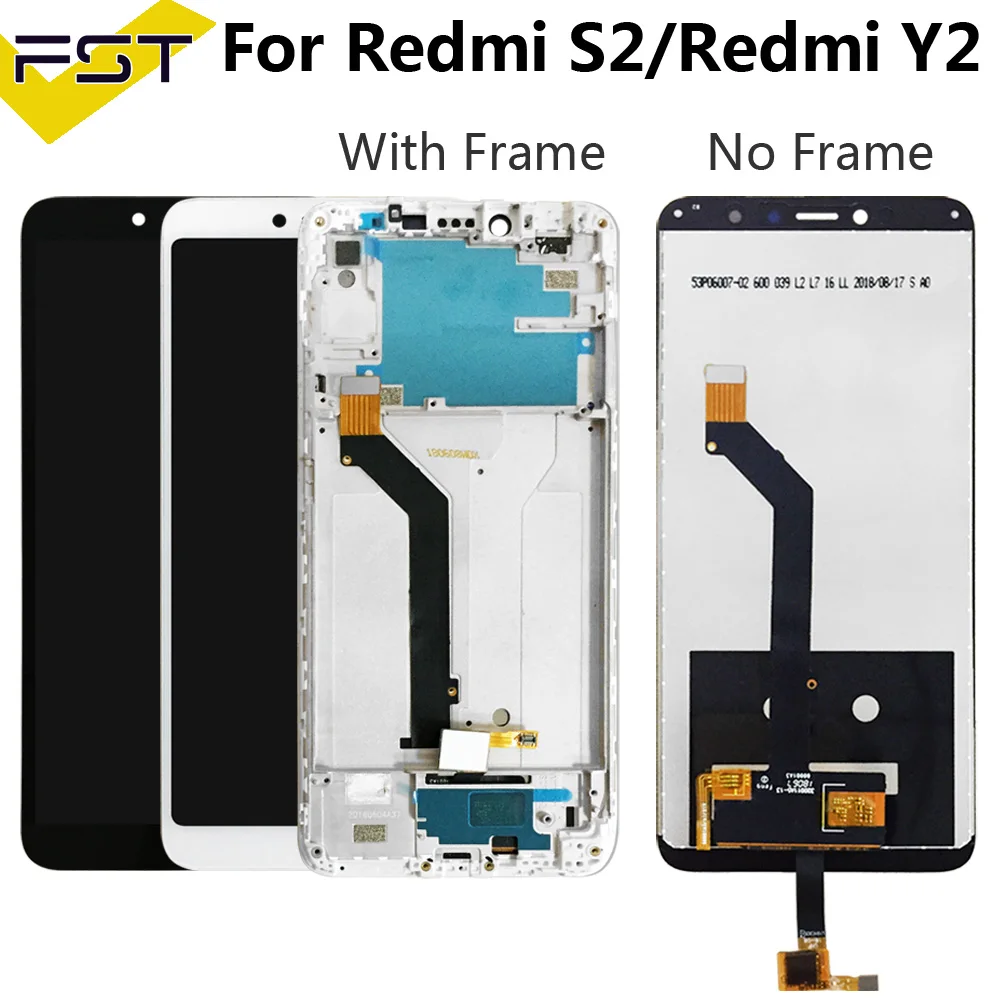 5.99\'\' Tested LCD For Xiaomi Redmi S2 LCD Display Touch Screen Digitizer Assembly Replacement Frame For xiaomi redmi s2 lcd