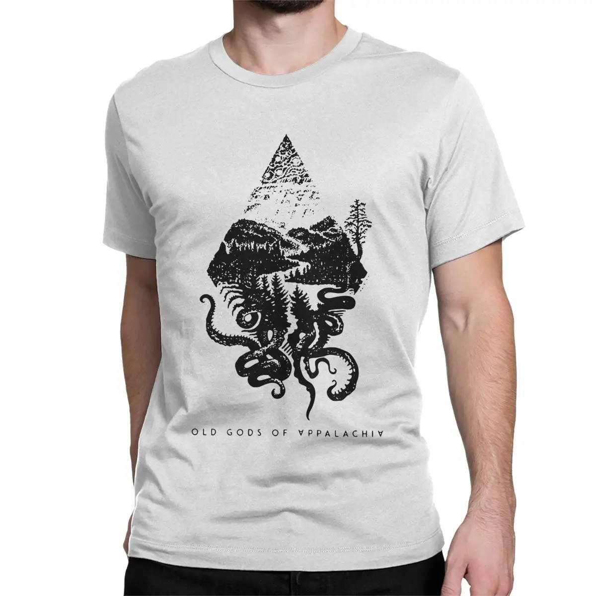 Men Women\'s T-Shirt Old Gods Of Appalachia Fauna And Flora Tee Shirt Horror Halloween T Shirts Round Collar Tops Printing
