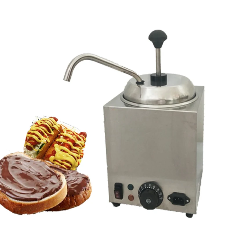 Electric Bottles Sauce Melter Dispenser Commercial Hot Chocolate Cheese Jams Warmer Warming Machine